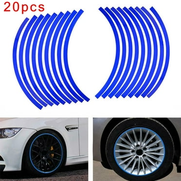 Body Sticker Reflective 16 Strips Laser Car Motorcycle Wheel Rim Tape Body Sticker Reflective 16 Strips Laser Car Motorcycle Wheel Rim Tape